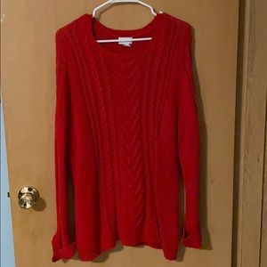 Red old navy sweater